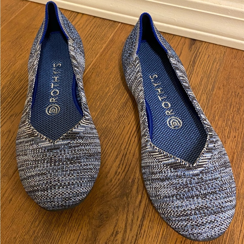 Rothy’s. Maritime Heather Flats. Size: 7.5.
